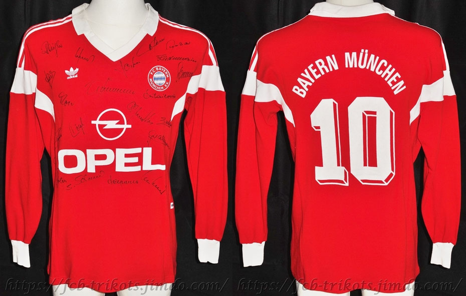 Erfolge In Der Saison 1989 1990 Fc Bayern Munchen Muenchen Fcb Bavaria Munich Monaco Trikot Trikots Sammlung Sammeln Collection Spielertrikot Playershirt Shirt Shirts Jersey Matchworn Worn Unworn Prepared Issued Fussball Soccer