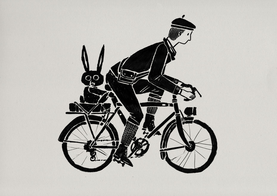 handmade bicycle.