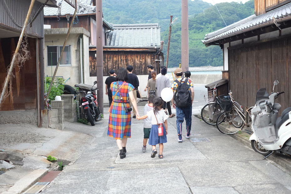 瀬戸内海、大崎下島御手洗町並み保存地区を散策中。