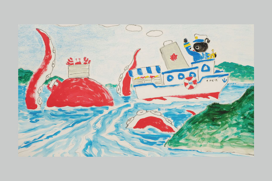 Takashi Miyata Illustration and picturebook 絵本作家ミヤタタカシの絵本、語り久保田夏菜