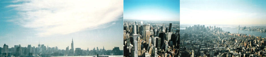 New York City: Manhattans Skyline von außen und von innen (vom Empire State Building)