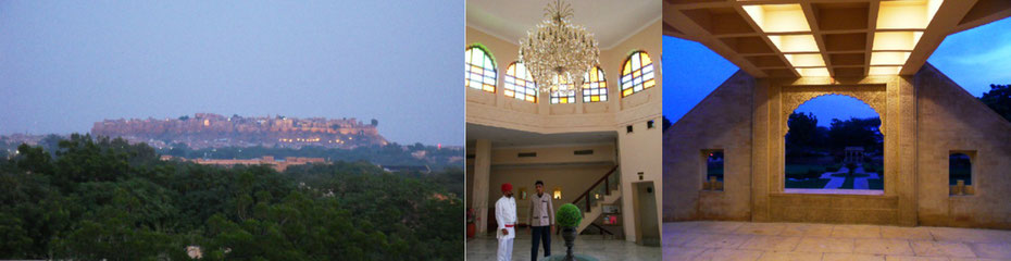 Jaisalmer: Festung, Gästehausfoyer, Gästehausvorforyer