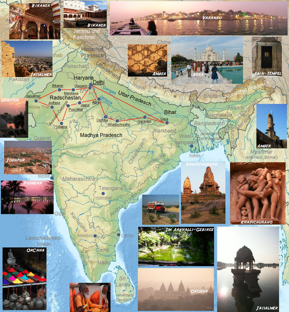 Nordindien in Bildern