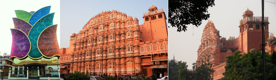 Jaipur: Modernes Indien, Der berühmte Palast der Winde, … nur Fassade!