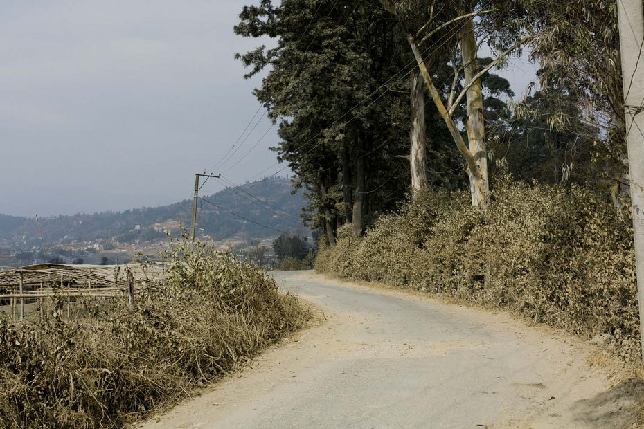 Between Bakthapur and Nagarkot, Nepal