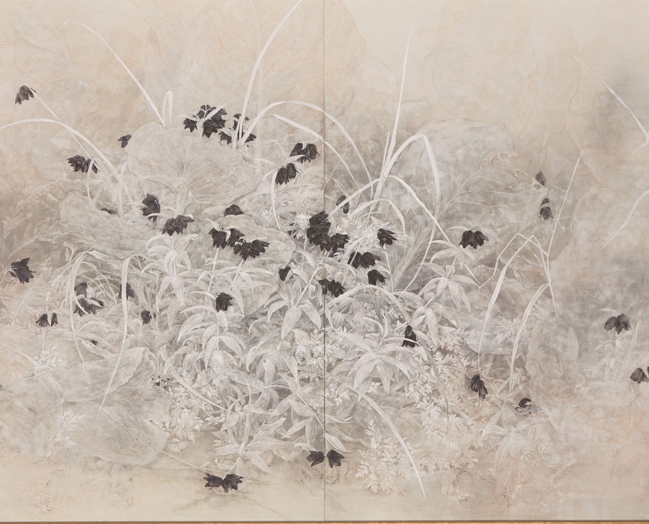 175×220　《北の湿地で》