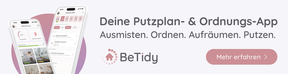 Beste Ordnungs- und Haushalts-App: Be Tidy