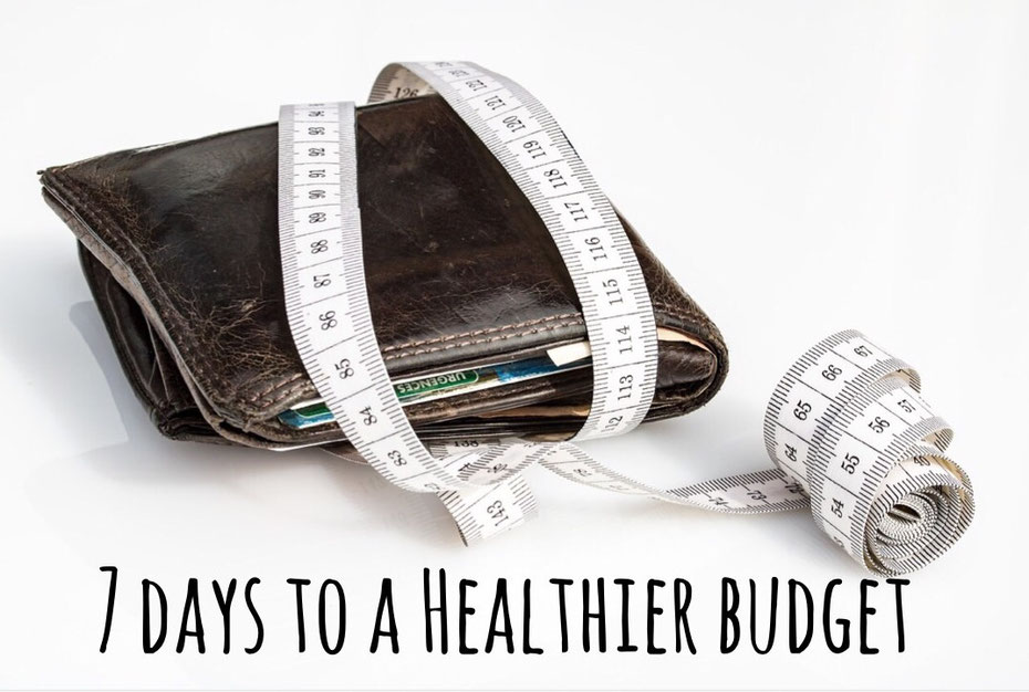 7 days to a healthier budget, shape up your money, budget, spending habits, low income