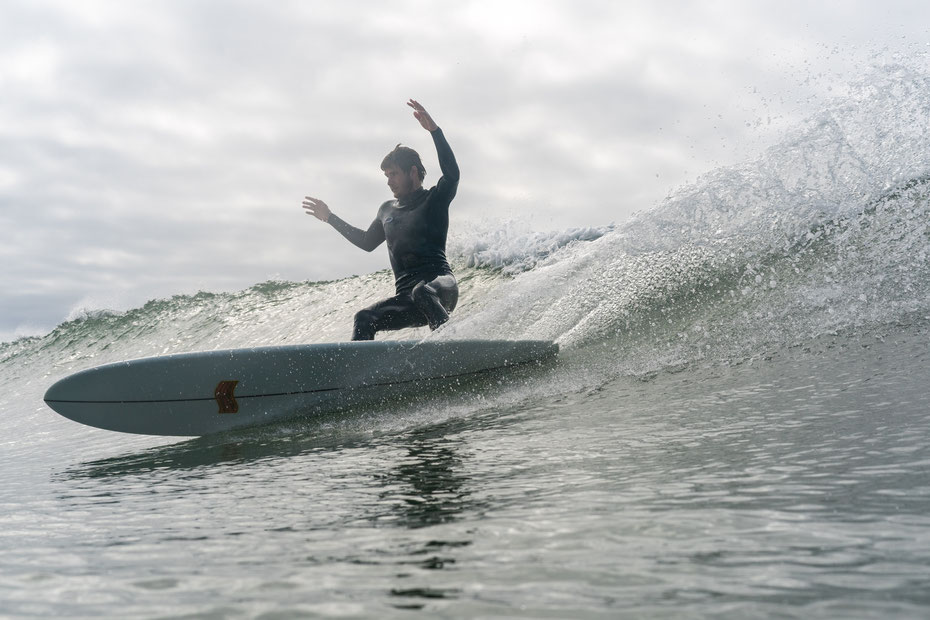 Corey Colapinto riding a 8'0" Stone Steps - Photo by Shawn Parkin