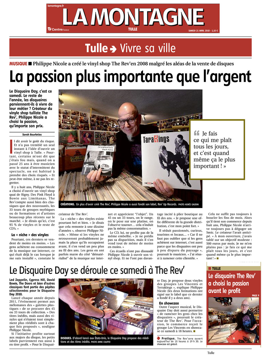Rev'Up Records - TaraKings - Les Vincents