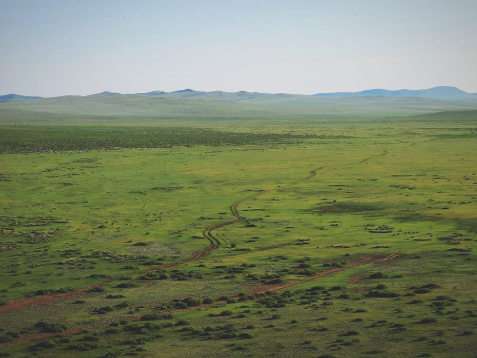 bigousteppes mongolie steppes camion