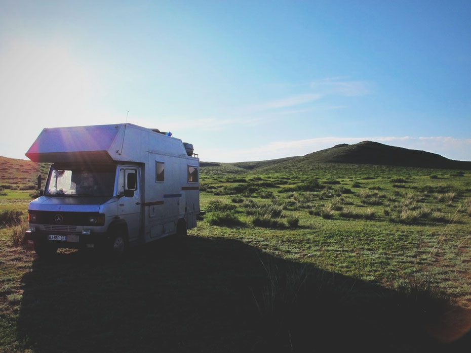 bigousteppes mongolie camion mercedes steppes