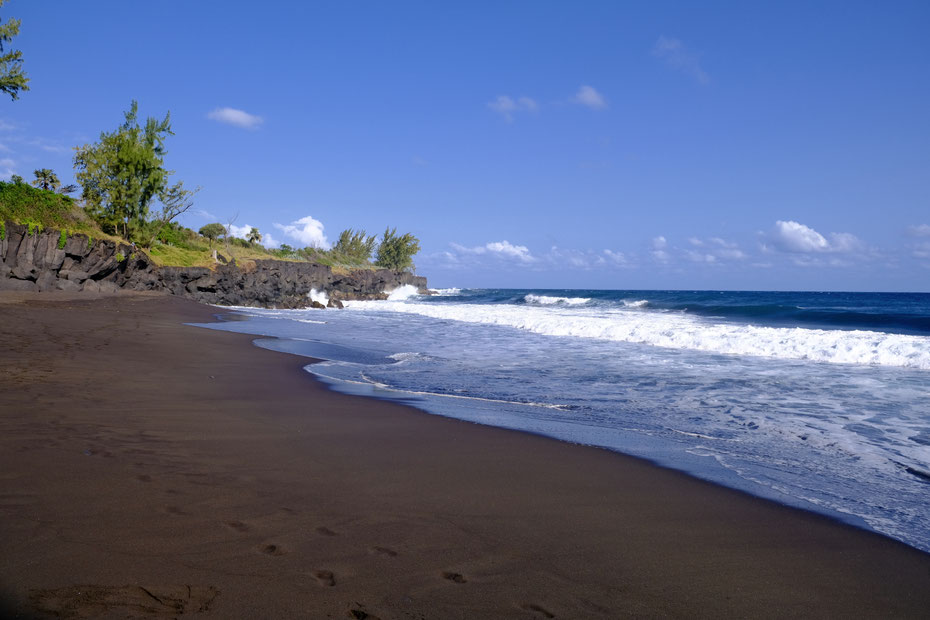 Plage de Ti Sable à Saint-Joseph, La Réunion