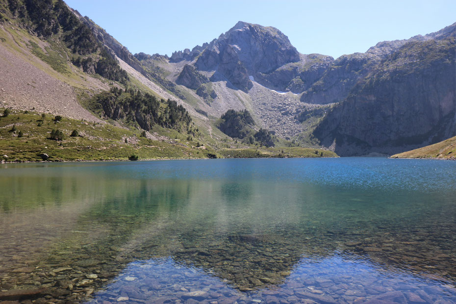 Lac d'Ilhéou (Lac Bleu), Vallée d'Ilhéou, Cauterets, Parc National des Pyrénées 