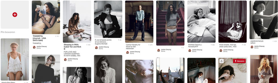 Een moodboard gemaakt op Pinterest