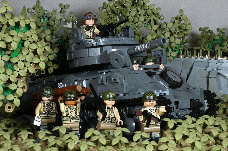 reconstitution de la guerre mondiale en lego® pour le concours photos blackpanzercube bpzc