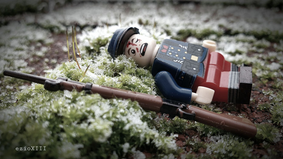LA BRIQUE DE CAMBRONNE accessoires képi casques ww1 première guerre mondiale construite en briques LEGO®