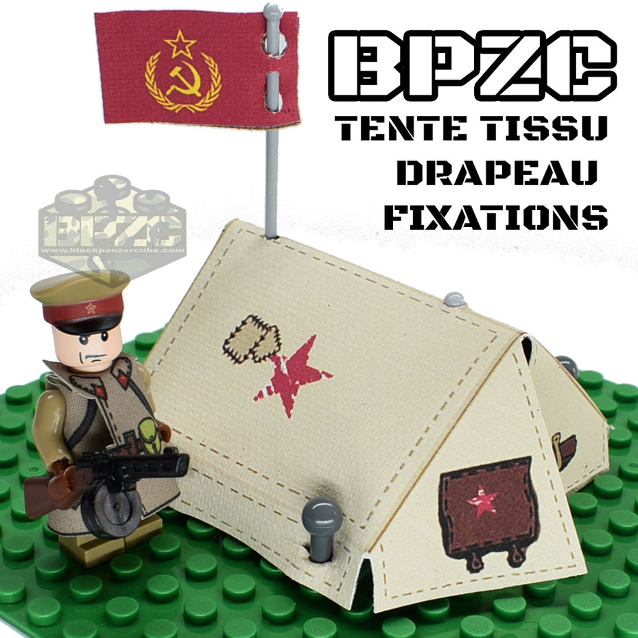 tente pour minifig ww2 mini figurines guerre mondiale