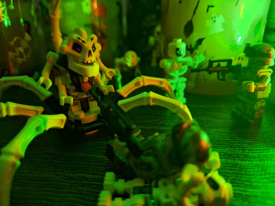 cène LEGO WW2 zombies et esprits attaquant soldats – concours photo LEGO guerre