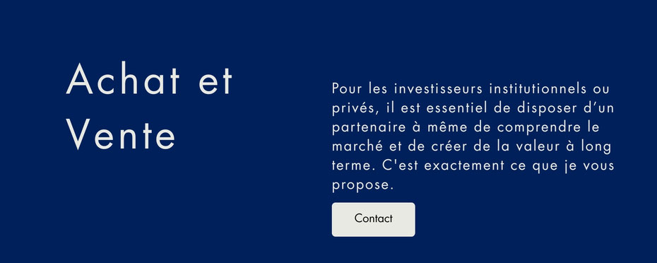 Achat et vente de biens immobiliers commerciaux - André Suter KlarText AG
