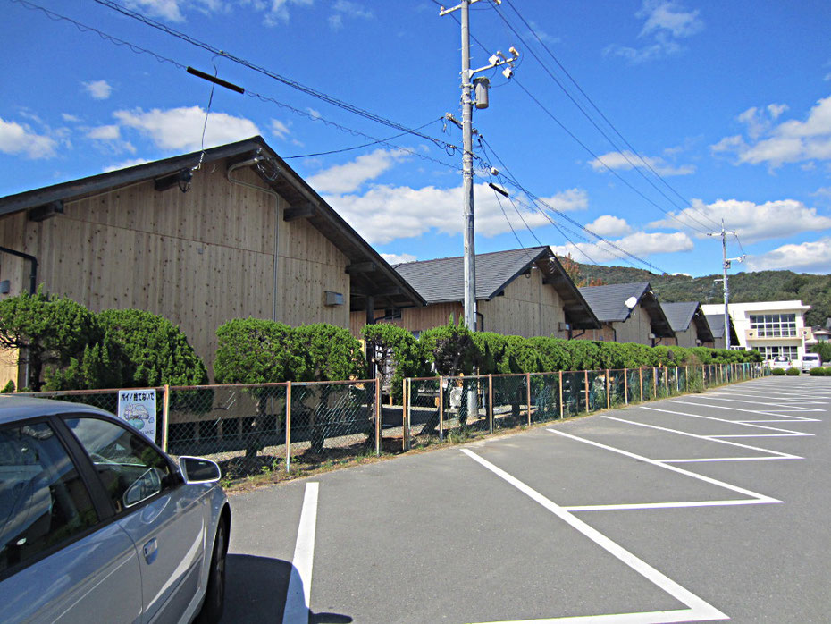 福島県から移築した総社の木造仮設住宅