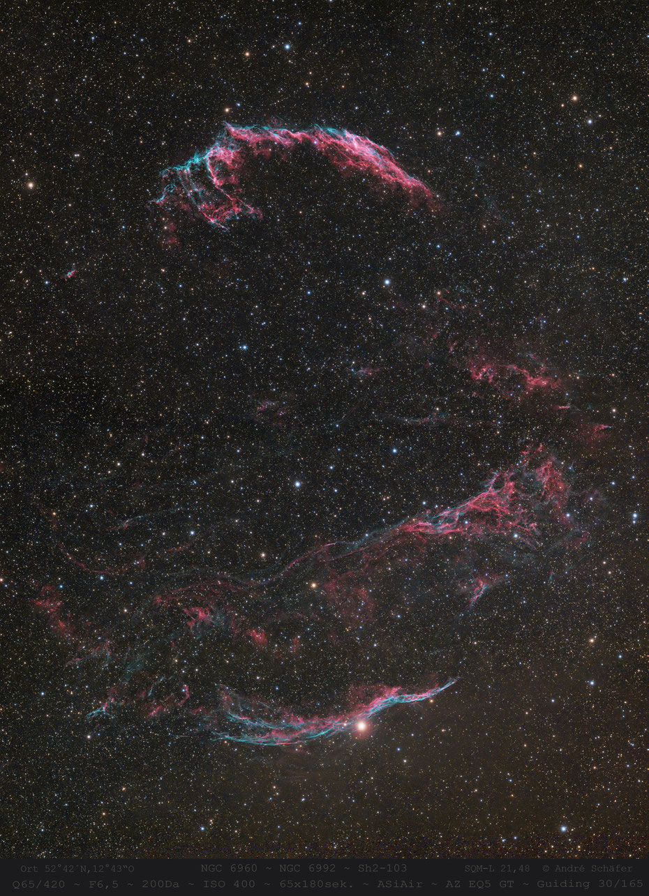 im Cygnus , Cirusnebel und der Knochen