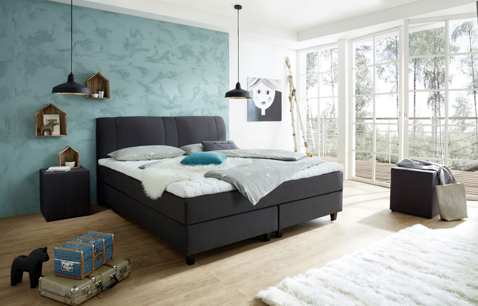 Mit dem Kopfteil Convex erhalten Sie ein luxuriöses und modernes Design, das sich perfekt in Ihr Schlafzimmer einfügt