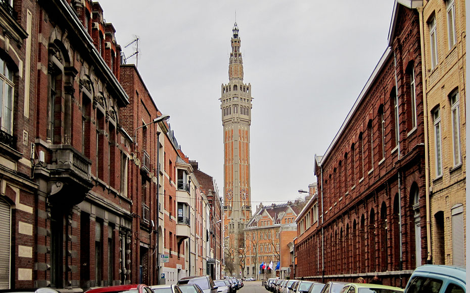 世界遺産「ベルギーとフランスの鐘楼群」、フランスのリールのオテル・ド・ヴィルの鐘楼