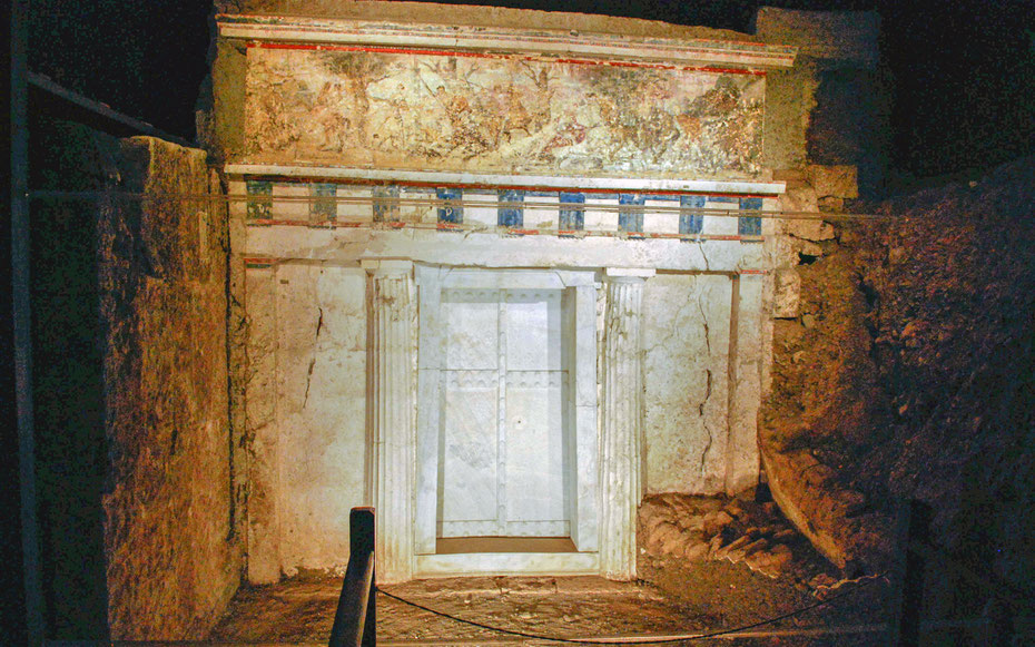 世界遺産「エゲの考古遺跡［現在名ヴェルギナ］」、フィリッポス２世の墓