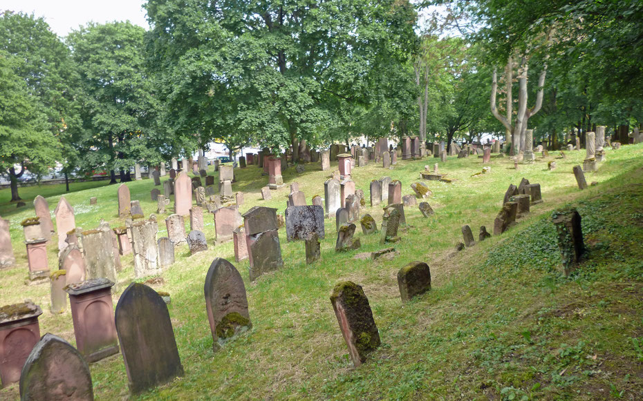 世界遺産「シュパイアー、ヴォルムス、マインツのシュム遺産群」、マインツの旧ユダヤ人墓地、ユーデンザンド