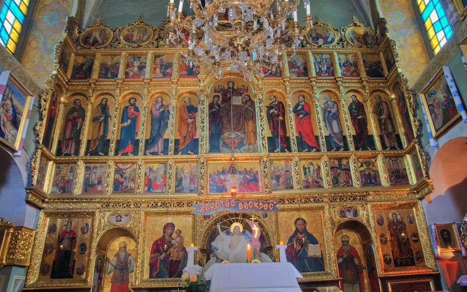 世界遺産「リヴィウ歴史地区」、聖パラスケヴァ教会のイコノスタシス