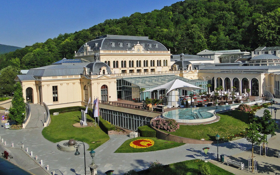 世界遺産「ヨーロッパの大温泉都市群」、オーストリアのバーデン・バイ・ウィーンのクアハウス、現・カジノ・バーデン