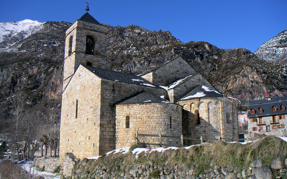 世界遺産「ボイ渓谷のカタルーニャ風ロマネスク様式教会群」、バルエラのサント・フェリウ教会
