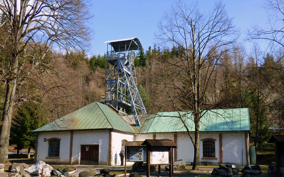 世界遺産「バンスカー・シュティアヴニツァの歴史都市と近隣の工業建築物群」、野外鉱山博物館の鉱山施設