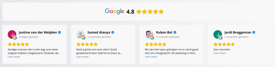 Hoge google ratings