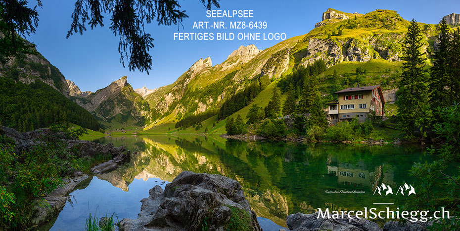 Seealpsee, Berggasthaus Seealpsee, Alpstein, Alpsteinfotograf, Bergsee