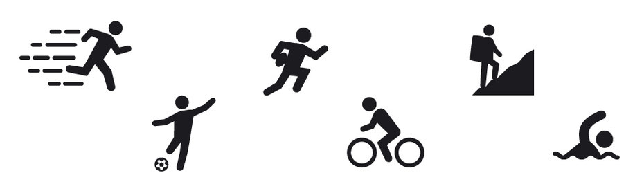 低酸素トレーニングはマラソン・長距離走／トライアスロン／クロスカントリースキー／短距離走／サッカー／ラグビー／アメリカンフットボール／ボクシング／ロードサイクリング／競泳／登山・クライミングなど、様々な競技・スポーツにおいておすすめです。