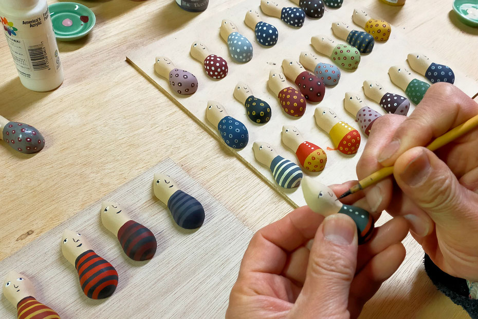 ひょうたんビトの箸置き　製作