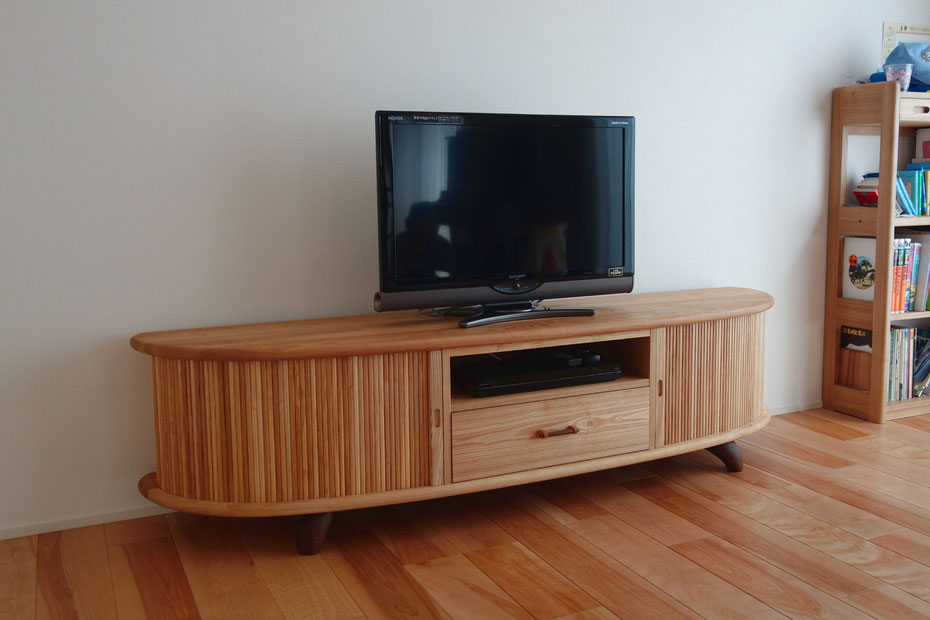 テレビ台 テレビボード ジャバラ扉