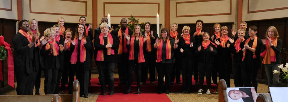 Sing on - Gospelchor Neuwied im Gottesdienst am 1. Advent 2015 in der Neuwieder Marktkirche