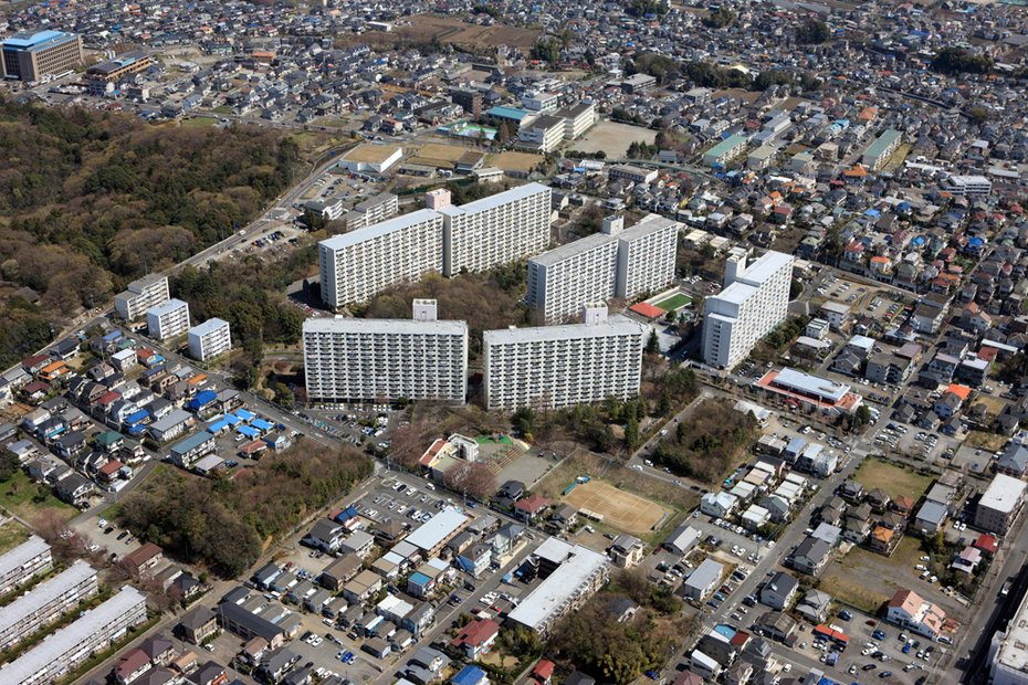 座間市入谷東2丁目 東建座間ハイツ全景
