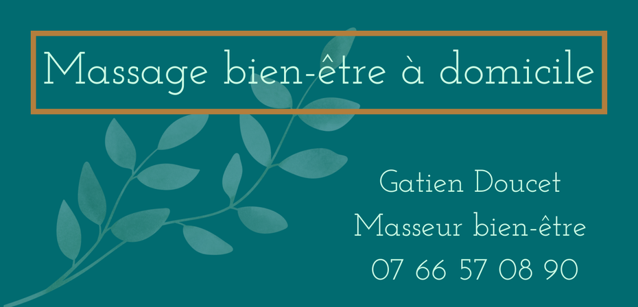 Massage bien-être à domicile dans le Calvados. Gatien Doucet masseur homme. je me déplace autour de Mezidon vallée d'auge, Caen, Lisieux, Deauville, Falaise, Dozulé.