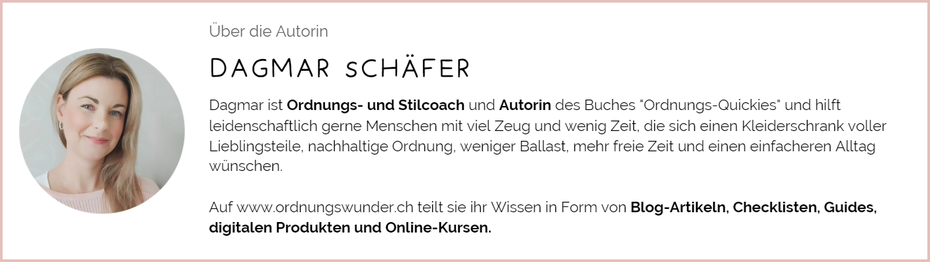 Dagmar Schäfer Ordnungscoach Zürich