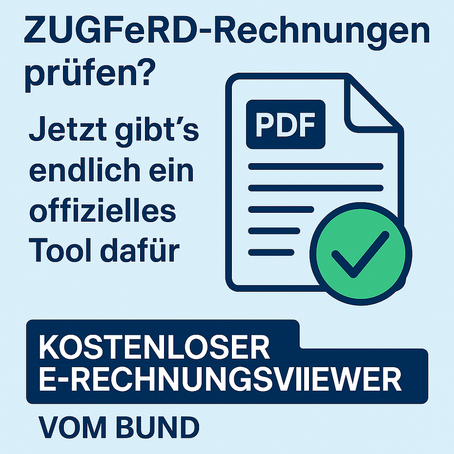 zugferd e-rechnungen validieren prüfen offizielles tool bund