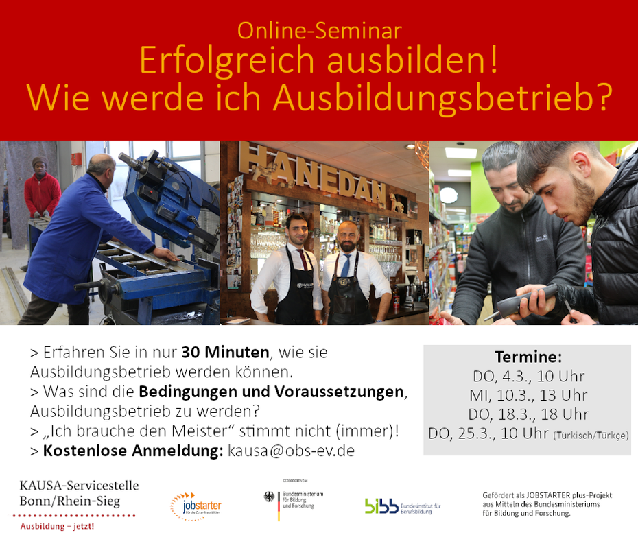 Flyer: Online-Seminar
