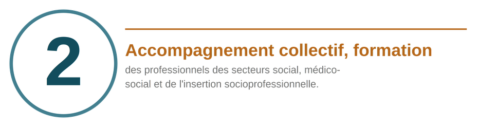 Formation et accompagnement collectif des professionnels du social, médico-social et de l'insertion