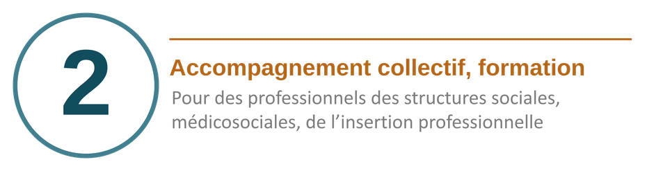 Formation et accompagnement collectif des professionnels du social, médico-social et de l'insertion