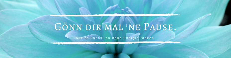 Gönn dir mal 'ne Pause. Nur so kannst du neue Energie tanken. Texterin und Glücks-Trainerin Sabrina Sierks über Konzentration und Pausen.
