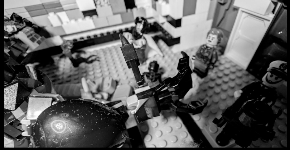 Laboratoire LEGO® secret de la Seconde Guerre mondiale avec scientifiques nazis et expériences interdites.
