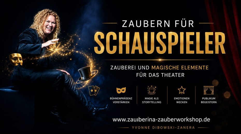Zaubern für Schauspieler. Zauberei fürs Theater.